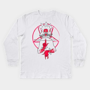 Devil dog Kids Long Sleeve T-Shirt